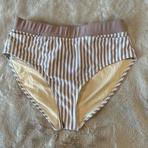 Nani Swimwear Striped high waisted swim bottoms - S